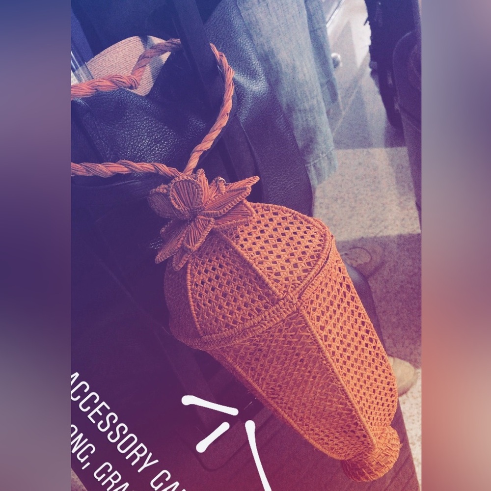 Silvia Tcherassi Woven Cage Purse